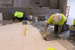 aaChicago, IL - BAC IU Executive Visits to Chicago - BAC Executive board members tour jobsites in Chicago at Malcolm X College (mostly block work and outside), New hotel space that is tile work, the former Chicago Athletic Club that is being transitioned into a hotel with extensive plaster work, here today, Thursday November 20, 2014. Photo by Â© Todd Buchanan 2014 Technical Questions: todd@toddbuchanan.com